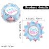 Keeper of the Gender Pins, Team Boy or Girl Unveiling Button Pins Party Badges Brooch for Baby Shower & Gender Reveal Party Decorations
