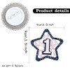 Sport Glitter Birthday for Girls Glitter Baseball Boutique Star Badge with Number Kids Outfit Accessories