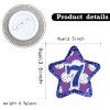 Girls Sport Soccer volleyball Leather Birthday Badge Soccer Boutique Glitter Star Birthday Badge Kids Birthday Outfit Accessories