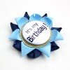 Girls Birthday Badge It Is My Birthday Boutique Flower Badge with Number Kids Birthday Outfit Brooch Accessories