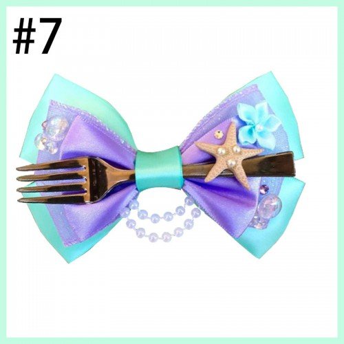 Ariel little mermaid princess disney character boutique inspired hair Bow Ariel little mermaid princess disney character boutique inspired hair Bow
