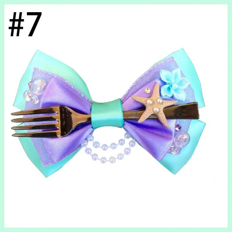 Ariel little mermaid princess disney character boutique inspired hair Bow Ariel little mermaid princess disney character boutique inspired hair Bow