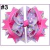 4.5inch unicorn hair bows mermaid girl hair bows easter Children hair accessories