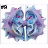 4.5inch unicorn hair bows mermaid girl hair bows easter Children hair accessories