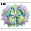 4.5inch unicorn hair bows mermaid girl hair bows easter Children hair accessories