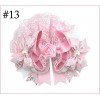 6‘’over the top girl hair bows big lace OTT hair clips with rhinestones center rose hair bows 6‘’over the top girl hair bows big lace OTT hair clips with rhinestones center rose hair bows