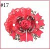 6‘’over the top girl hair bows big lace OTT hair clips with rhinestones center rose hair bows 6‘’over the top girl hair bows big lace OTT hair clips with rhinestones center rose hair bows