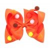 6‘’ pom pom hair bows ribbon girl hair bows