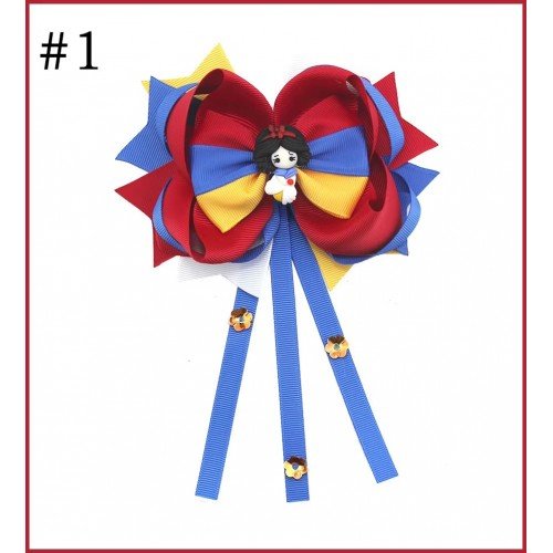 Little Princess Girl Hair Bows Big Glitter Doll Baby Hair Bows