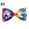4.5-5'' PVC glitter sequin trolls hair bows cartoon girl hair accessories