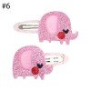 2.5'' elephant snap hair clips animal hair clips