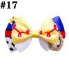 4.5'' Character Hair Bows for Girl 1-34 Princess Hair Accessories Clip Toddle 4.5'' Character Hair Bows for Girl 1-34 Princess Hair Accessories Clip Toddle