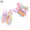 3'' pigtail korker hair bow toddle corker hair clip for girl accessories