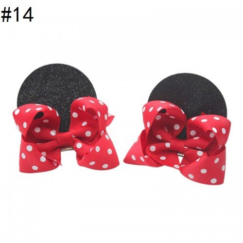 toddle girl Minnie Mouse Hair Clip Minnie Birthday Hair Bows