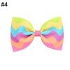 6-7inch Paint Splatter Bow  Tie Dye cheer Hair Bows s