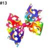 6-7inch Paint Splatter Bow  Tie Dye cheer Hair Bows s