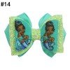 3.5'' Glitter Princess Hair Bows Inspired Leather Clip for Girl Toddle Hair Accessories 3.5'' Glitter Princess Hair Bows Inspired Leather Clip for Girl Toddle Hair Accessories