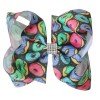 6'' Ice Cream Donut  Sprinkles Grosgrain Ribbon Hair Bow Boutique Hair accessories