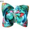6'' Black Girl Mermaid Hair Bows for kids  hair clip Girls accessories