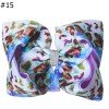 6'' Black Girl Mermaid Hair Bows for kids  hair clip Girls accessories