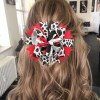 cow pattern korker hair bows cow pattern korker hair bows