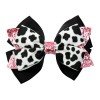 Western Cowgirl Hair Bows Cow Girl Glitter Leather Hair Clip Western Cowgirl Hair Bows Cow Girl Glitter Leather Hair Clip