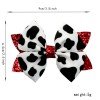 Western Cowgirl Hair Bows Cow Girl Glitter Leather Hair Clip Western Cowgirl Hair Bows Cow Girl Glitter Leather Hair Clip