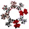Western Cowgirl Hair Bows Cow Girl Glitter Leather Hair Clip Western Cowgirl Hair Bows Cow Girl Glitter Leather Hair Clip