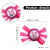 Summer Colorful Shaker Hair Bows Cute Ice Cream 4th of July Patrotic Hair Bow Set Kids Boutique Hair Accessories
