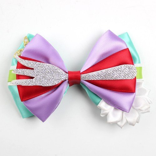 c Sparkle Hair Bow Cartoon Girl Hair Accessories