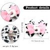 Cow Print Baby Headband, Infant Birthday Bows, Toddler Hairband Accessories