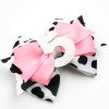 Cow Print Baby Headband, Infant Birthday Bows, Toddler Hairband Accessories