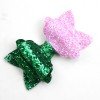  Princess Hair Clips pink and Green Movie Hair Bow Accessories