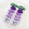 Wisteria Hair Bows Clip Purple pink Wisteria Japanese Kanzashi Hair Bows Clip for Kids Girls Oriental Hair Clip Wisteria Hair Bows Clip Purple pink Wisteria Japanese Kanzashi Hair Bows Clip for Kids Girls Oriental Hair Clip