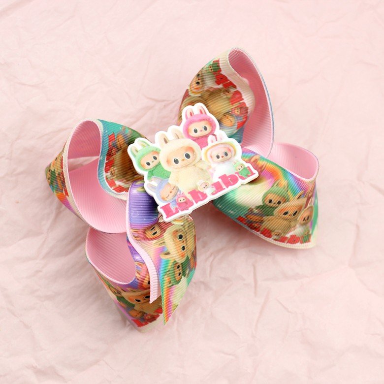 labubu Hair Bows Clip Kids Hair Accessories labubu Hair Bows Clip Kids Hair Accessories