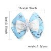 Girls Princess Hair Bow Clips with Rose Decoration Snowflake and Floral Hair Bow Accessories for Kids