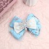 Girls Princess Hair Bow Clips with Rose Decoration Snowflake and Floral Hair Bow Accessories for Kids