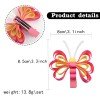 Girls Spring Summer butterfly Sculpture Hair Clips