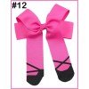 Dancing Ballet Shoes Toddler Sparking Hair Bow Boutique Cheer Bows Ballerina Glitter Hair Bows