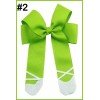Dancing Ballet Shoes Toddler Sparking Hair Bow Boutique Cheer Bows Ballerina Glitter Hair Bows