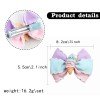 Girls Summer Ice Cream Moonstitch Hair Bow