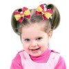 Girls Summer Ice Cream Moonstitch Hair Bow