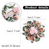 Kanzashi Spring Flower Hair Bow Clips