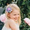 Kanzashi Spring Flower Hair Bow Clips