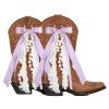 Cowgirl Boot Bow Pearl Lace Western Cowgirl Ribbon Boot Bow Accessories Cowboy Fashion Boot Jewelry Cowgirl Boot Bow Pearl Lace Western Cowgirl Ribbon Boot Bow Accessories Cowboy Fashion Boot Jewelry