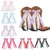 Cowgirl Boot Bow Pearl Lace Western Cowgirl Ribbon Boot Bow Accessories Cowboy Fashion Boot Jewelry Cowgirl Boot Bow Pearl Lace Western Cowgirl Ribbon Boot Bow Accessories Cowboy Fashion Boot Jewelry