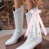 Cowgirl Boot Bow Pearl Lace Western Cowgirl Ribbon Boot Bow Accessories Cowboy Fashion Boot Jewelry Cowgirl Boot Bow Pearl Lace Western Cowgirl Ribbon Boot Bow Accessories Cowboy Fashion Boot Jewelry