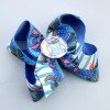 4.5''Stitch Hair Bows Clips Cartoon Character Boutique Hair Clips