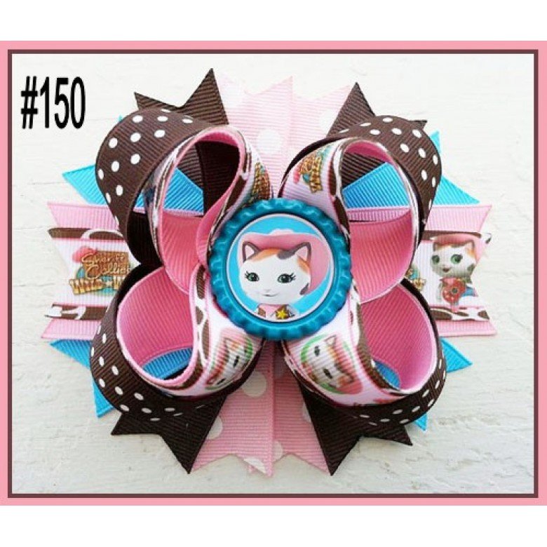 4.5inch character inspired hair bows 151-200 4.5inch character inspired hair bows 151-200