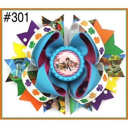 4.5inch  character  inspired hair bows 301-350